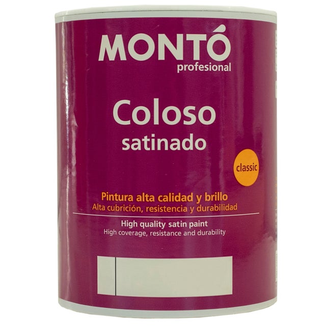 BASE PINTURA PLÁSTICA SATINADA COLOSO 750ML TONOS INTENSOS