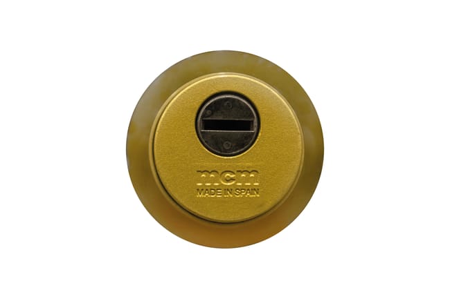ESCUDO ALTA SEGURIDAD 1850 HS DORADO MCM - 1