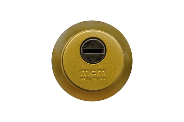 ESCUDO ALTA SEGURIDAD 1850 HS DORADO MCM