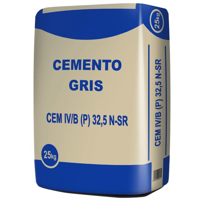 CEMENTO GRIS 32,5N-SR 25 kG - 1