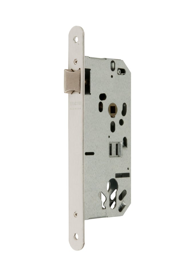 CERRADURA EMBUTIR PARA PUERTA DE MADERA 50  MM. SI19 NIQUELADO MCM