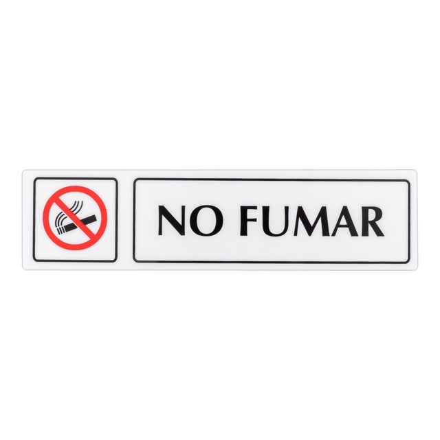 SEÑAL ADHESIVA PROHIBIDO FUMAR 1UD