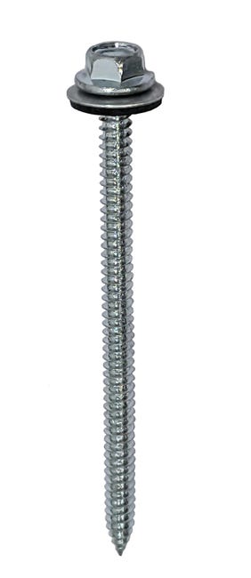 TORNILLOS PARA METAL HEXAGONALES CINCADOS 6,3X100MM. 50UDS - 1