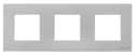 MARCO TRIPLE BASICO SERIE ZENIT PLATA - 1