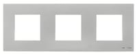 MARCO TRIPLE BASICO SERIE ZENIT PLATA - 1