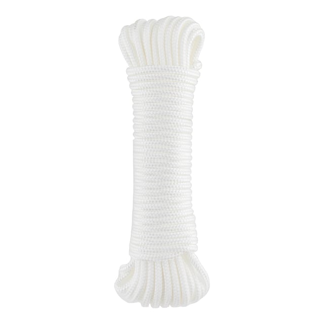 CORDON  POLIPROPILENO 4  MM. 10 M BLANCO ROMBULL