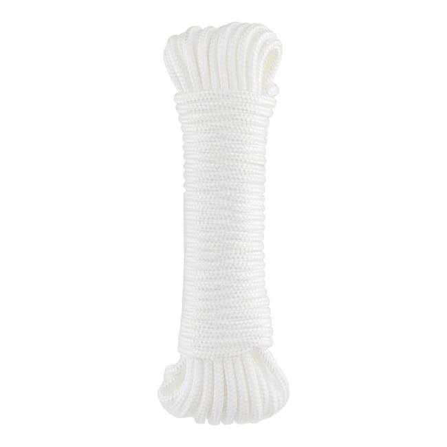 CORDON  POLIPROPILENO 4  MM. 10 M BLANCO ROMBULL - 1