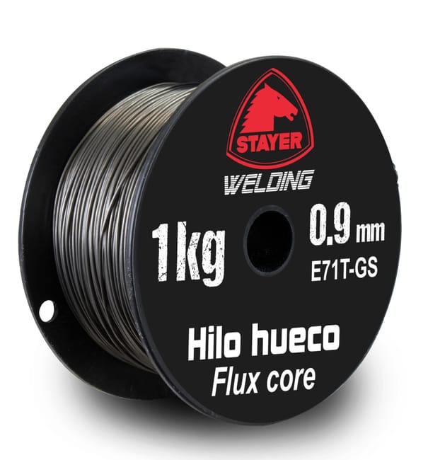 BOBINA HILO TUBULAR SIN GAS 0.9MM 1KG STAYER - 1