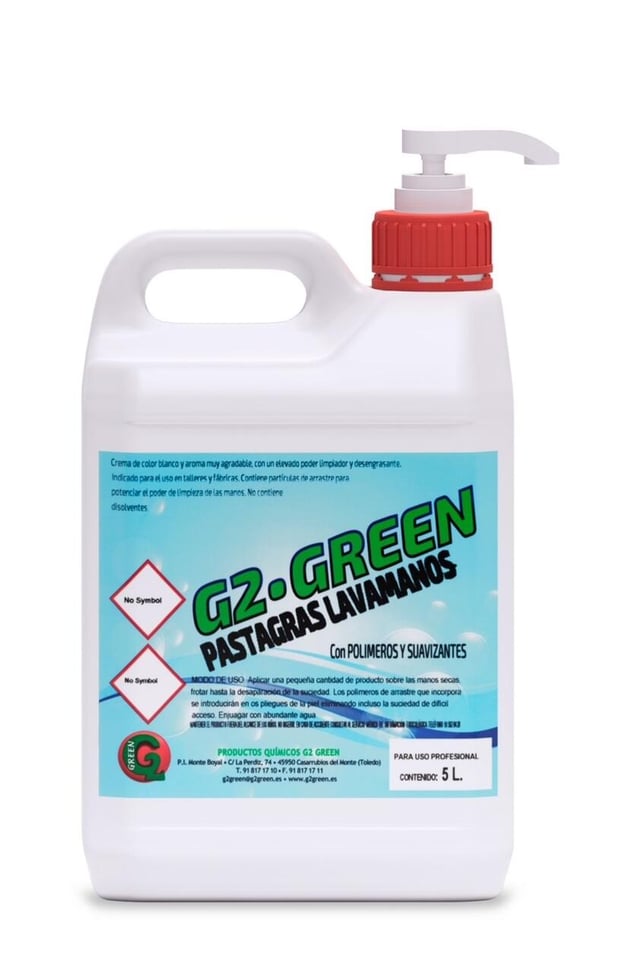 JABON DE MANOS ANTIGRASA CON DOSIFICADOR 5L