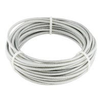 CABLE ACERO GALVANIZADO PLASTIFICADO 6 X 7 + 1  3   5 MM CABLES Y ESLINGAS. 15 M - 1