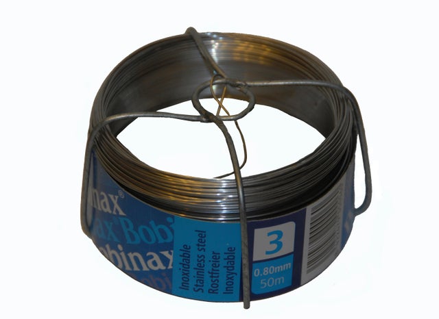 ALAMBRE ACERO INOXIDABLE  0.8 MM. 50 M