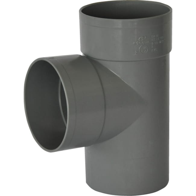 DERIVACIÓN 87º Ø110MM MACHO-HEMBRA PVC - 1