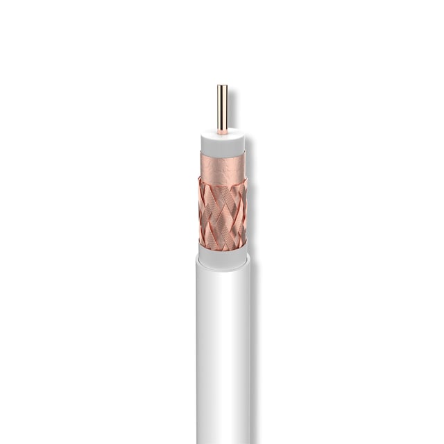 CABLE COAXIAL T100P DCA BLANCO METRO LINEAL