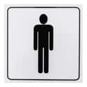 SEÑAL ADHESIVA ASEO MASCULINO 1UD - 1