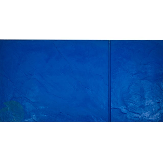 MOLDE PIZARRA RÍGIDO AZUL PARA HORMIGÓN IMPRESO