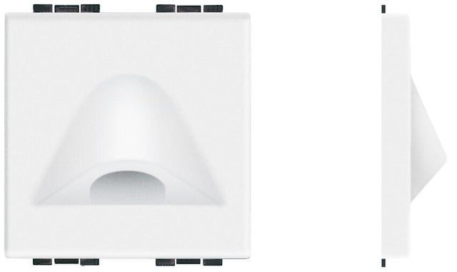 SALIDA CABLES ANCHO SERIE LIVING BLANCO