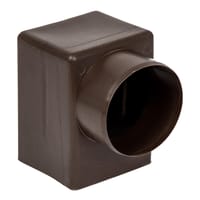 CAZOLETA EPDM SALIDA HORIZONTAL CUADRADA 100X100 MM - 1