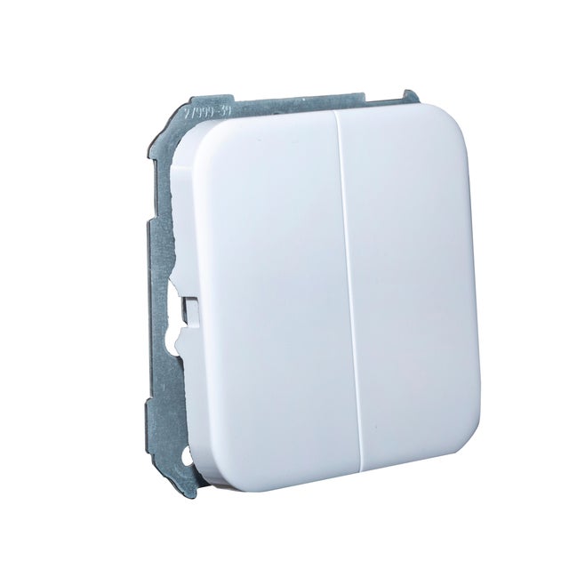 CONMUTADOR DOBLE SERIE SIMON 31 BLANCO