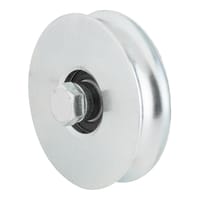 RUEDA PARA PUERTA CORREDERA  100  MM. PARA PERFIL U 20 MM - 1