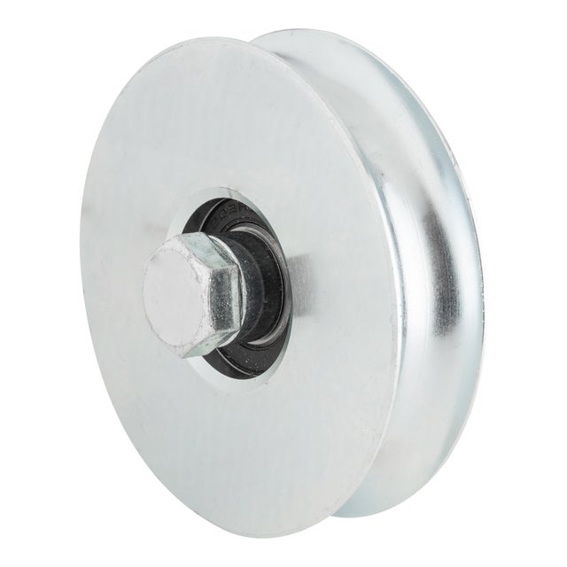 RUEDA PARA PUERTA CORREDERA  100  MM. PARA PERFIL U 20 MM