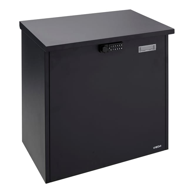 BUZON PAQUETERIA DE EXTERIOR NEGRO BASE ELECTRONICO ARREGUI - 1