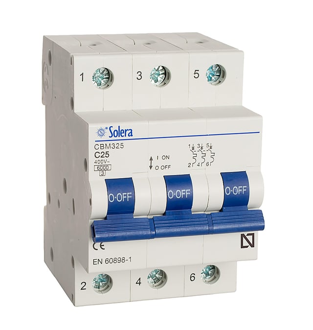 AUTOMÁTICO MAGNETOTÉRMICO 3P 25A SOLERA