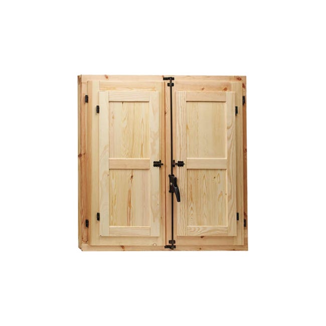 VENTANA DE DE MADERA 80X80CM - 1