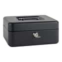 CAJA FUERTE DE CAUDALES CON LLAVE DE SOBREMESA NEGRA - 1