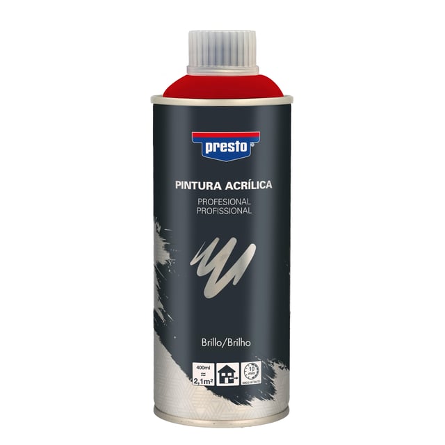 ESPRAY PINTURA SATINADO 400ML ROJO TRAFICO