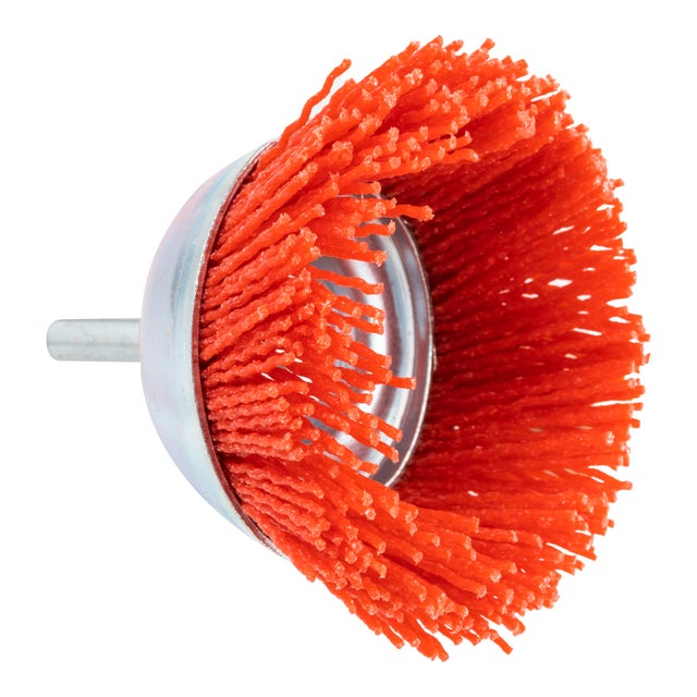 CEPILLO TAZA NYLON PARA TALADRO 75MM BELLOTA