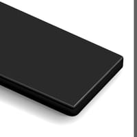 CANTO ALUMINIO ENCIMERA ACABADO NEGRO 3.8CM - 1