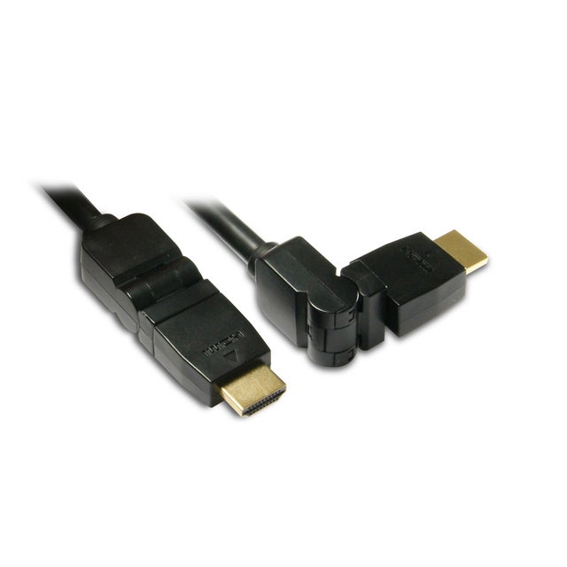 CABLE HDMI GIRATORIO 2M NEGRO
