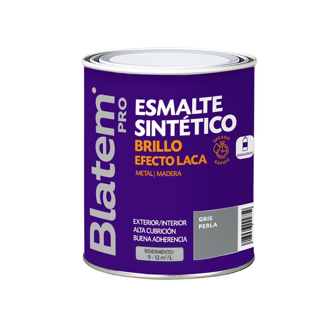 ESMALTE SINTETICO BRILLANTE 750ML GRIS PERLA