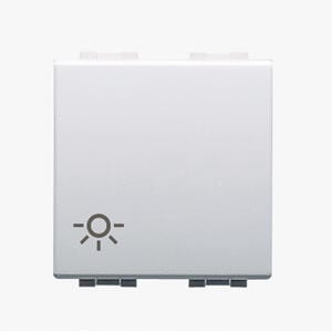 PULSADOR ANCHO LUNA BLANCO - 1