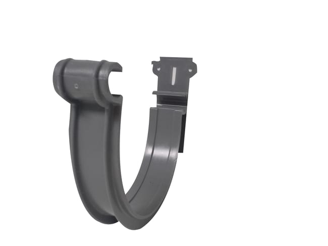 GANCHO DOBLE VOLUTA GRIS - 1