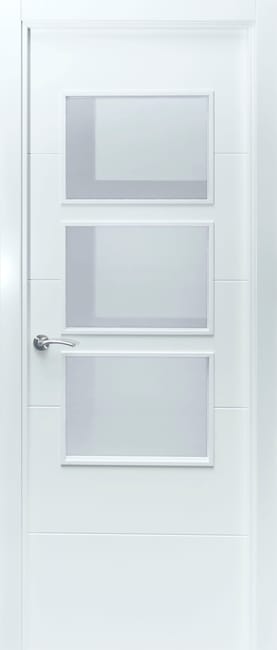 PUERTA ABATIBLE EN BLOCK VT5 LACADA BLANCA 72,5CM IZQUIERDA - 1