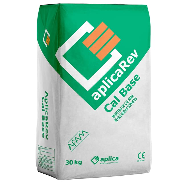 MORTERO CAL DE REVOCO EN CAPA GRUESA APLICA REV CAL BASE 30 KG BLANCO. - 1