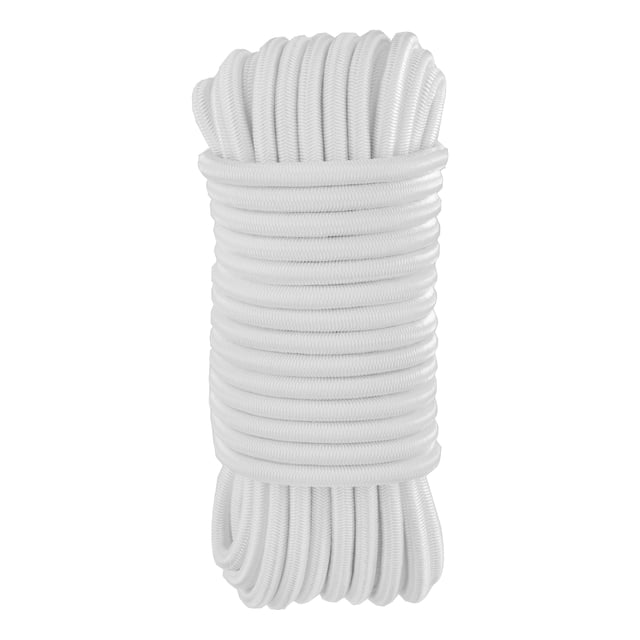 CUERDA ELÁSTICA POLIESTER 6MM. 10M BLANCO ROMBULL