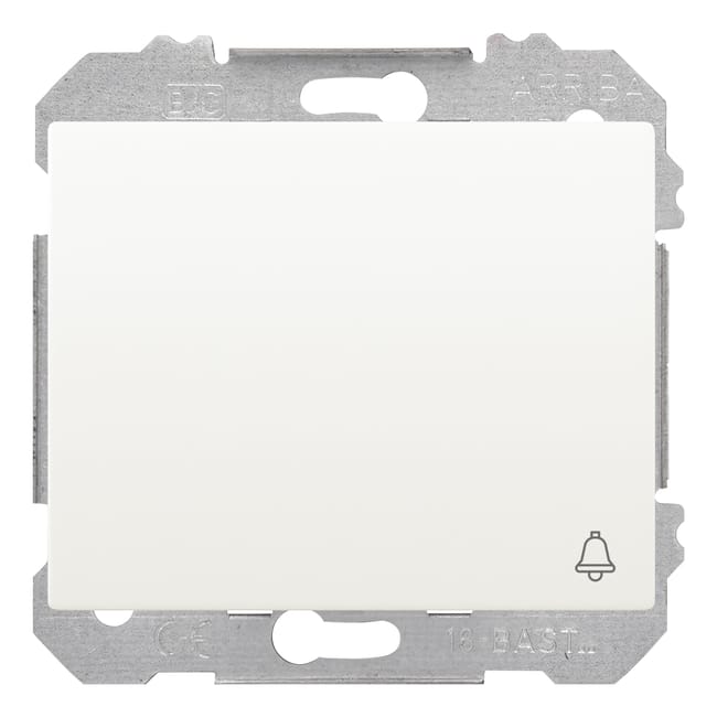 PULSADOR TIMBRE SERIE IRIS ESTANCA BCO - 1