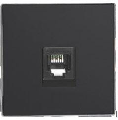 TAPA TOMA TLF Y DATOS SERIE SKY NEGRO - 1