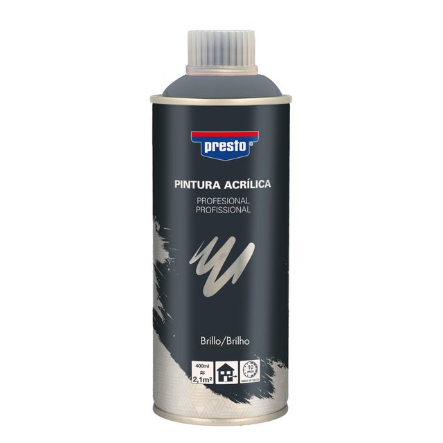 ESPRAY PINTURA SATINADO 400ML GRIS PLATA