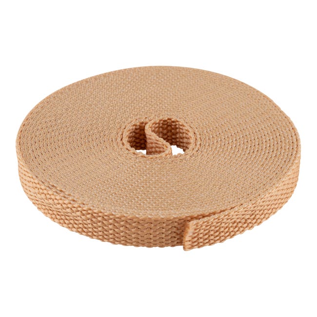 CINTA PARA PERSIANA MINI 14  MM BEIGE. 6 M - 1
