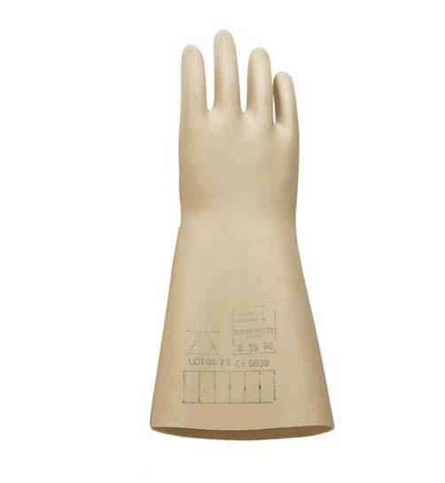 GUANTE LATEX DIELECTRICO 500V T9 JUBA CLASE 00
