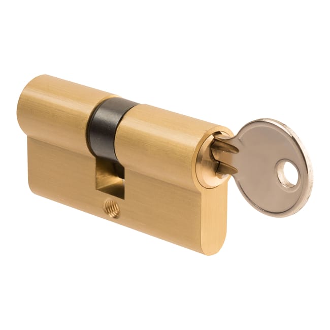 CILINDRO BOMBIN 30 X 30  MM. SERRETA LEVA 15  MM. LATON  - 1