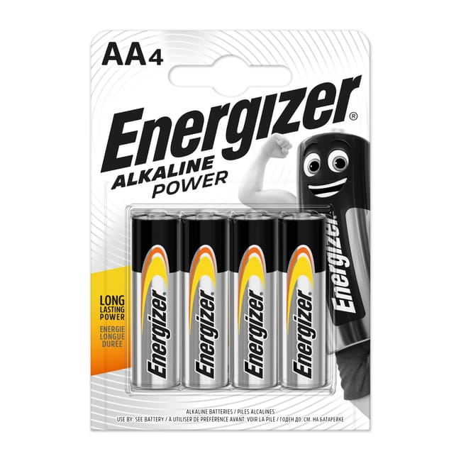 4 ALCALINAS ENERGIZER CLASICA AA - 1
