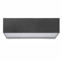 APLIQUE DE PARED LED EXTERIOR DE SUPERFICIE 7.2W NEGRO IP44 ARA - 1