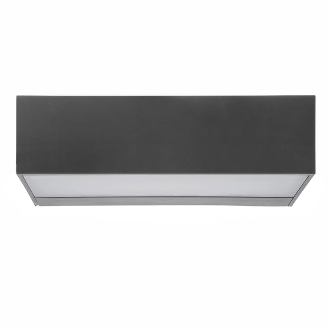 APLIQUE DE PARED LED EXTERIOR DE SUPERFICIE 7.2W NEGRO IP44 ARA - 1