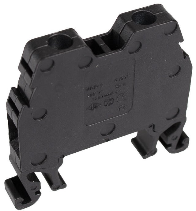 BORNA CARRIL DIN NEGRO 16MM2