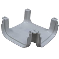 CONEXION CANALETA PVC BAJA ALTURA BLANCO - 1