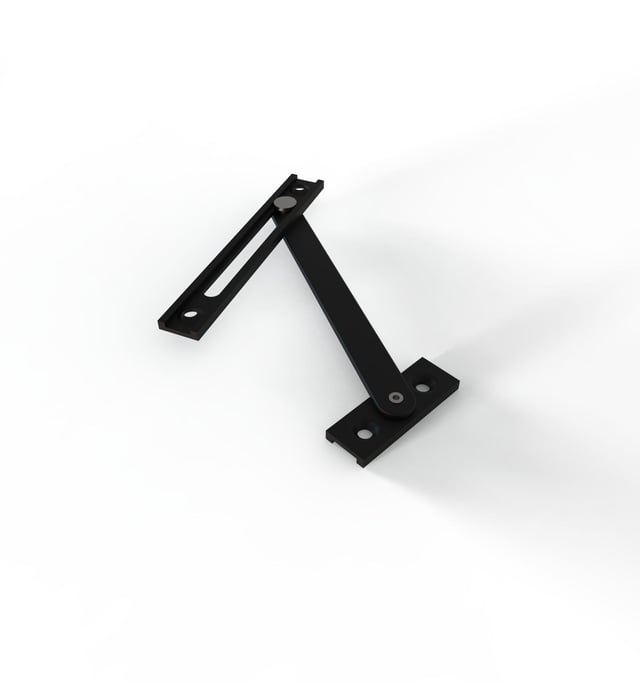 RETENEDOR ALUMINIO NEGRO